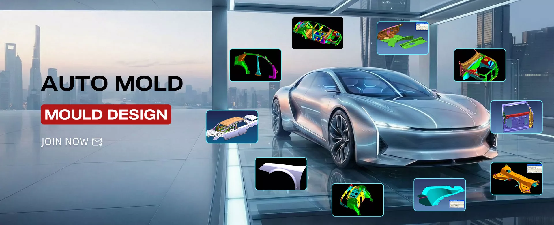 उच्च-कार्यक्षमता ऑटोमोटिव्ह बॉडी एक्सटीरियर पॅनेल स्टॅम्पिंग मोल्ड्स उत्पादक