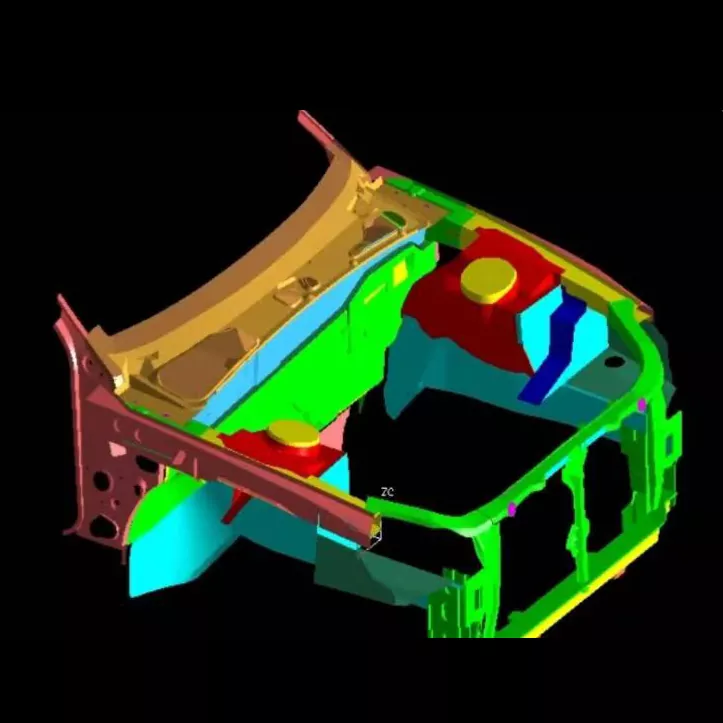ऑटोमोटिव्ह इंजिन कंपार्टमेंट असेंबली स्टॅम्पिंग मरते