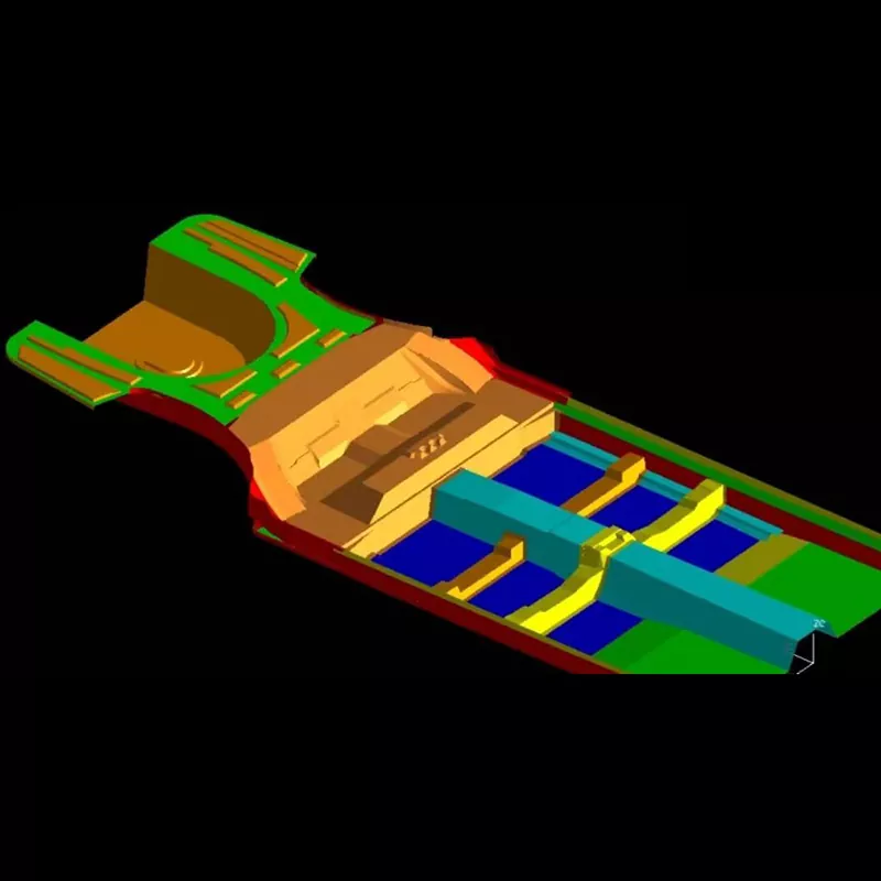 ऑटोमोटिव्ह फ्लोर असेंब्ली स्टॅम्पिंग मरते