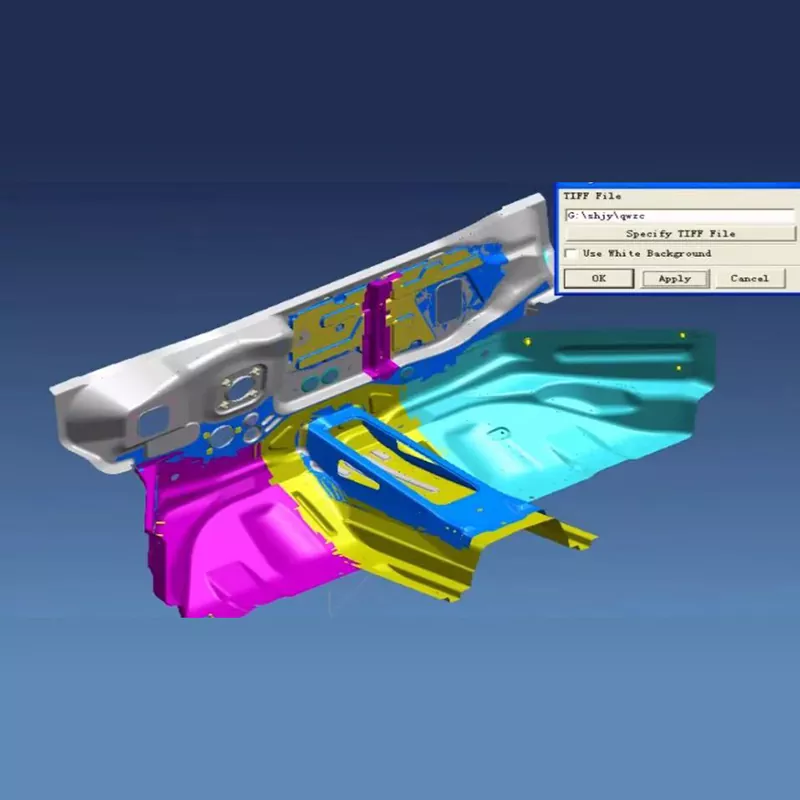 ऑटोमोटिव्ह फ्रंट पॅनेल असेंब्ली स्टॅम्पिंग मरते