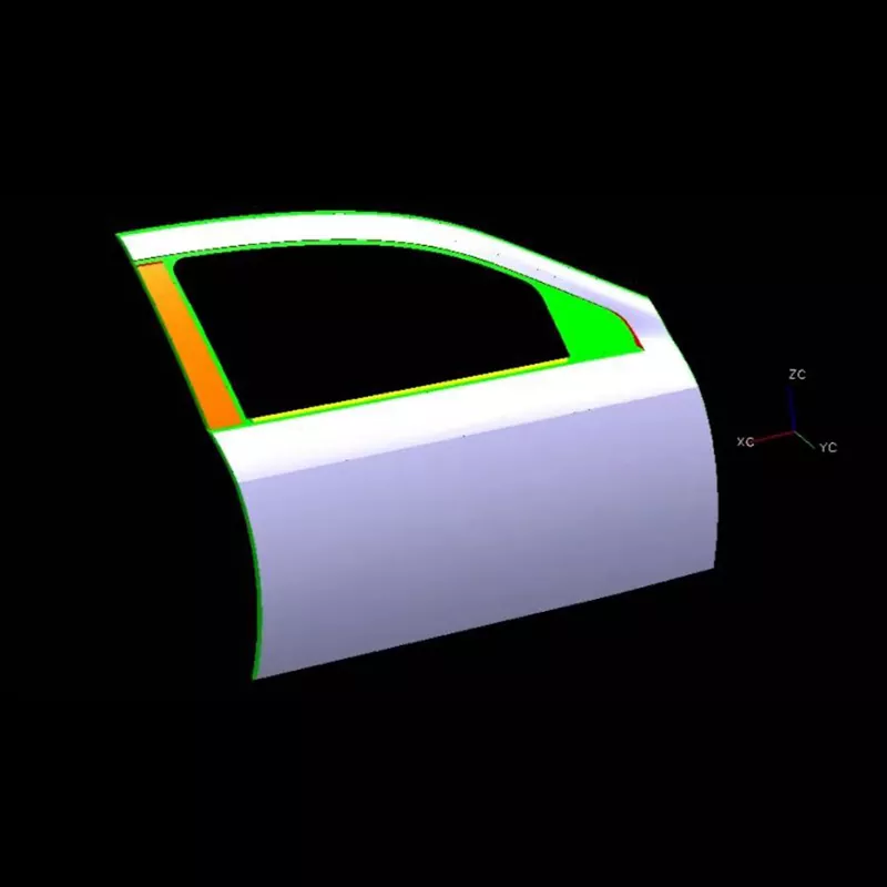 ऑटोमोटिव्ह उजव्या समोरचा दरवाजा बाह्य पॅनेल स्टॅम्पिंग डाय