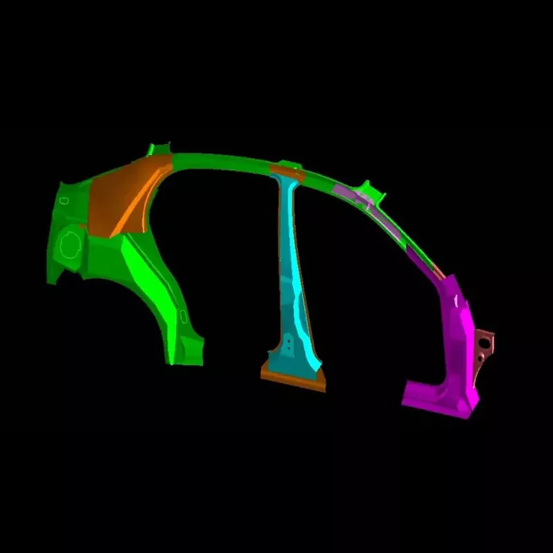 ऑटोमोटिव्ह साइड पॅनेल इनर असेंब्ली स्टॅम्पिंग मरते