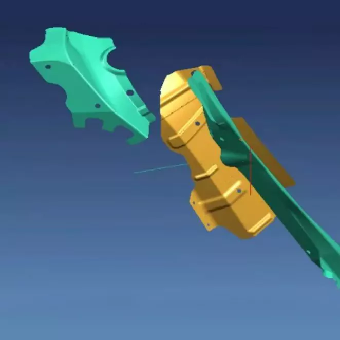 ऑटोमोटिव्ह स्मॉल रीइन्फोर्सिंग प्लेट स्टॅम्पिंग मरते